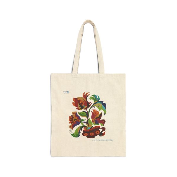 Cotton Canvas Tote Bag – Cup of Bloom