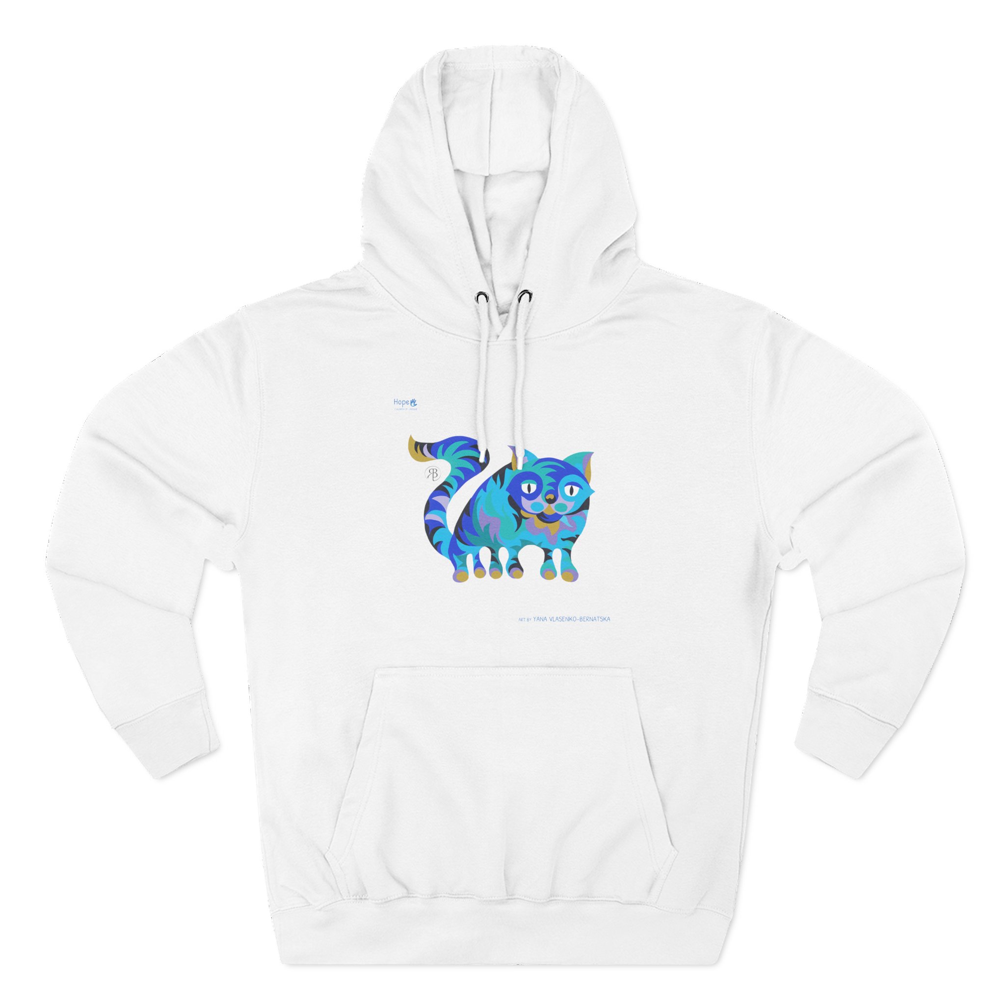 Three-Panel Fleece Hoodie – Whisker Whimsy