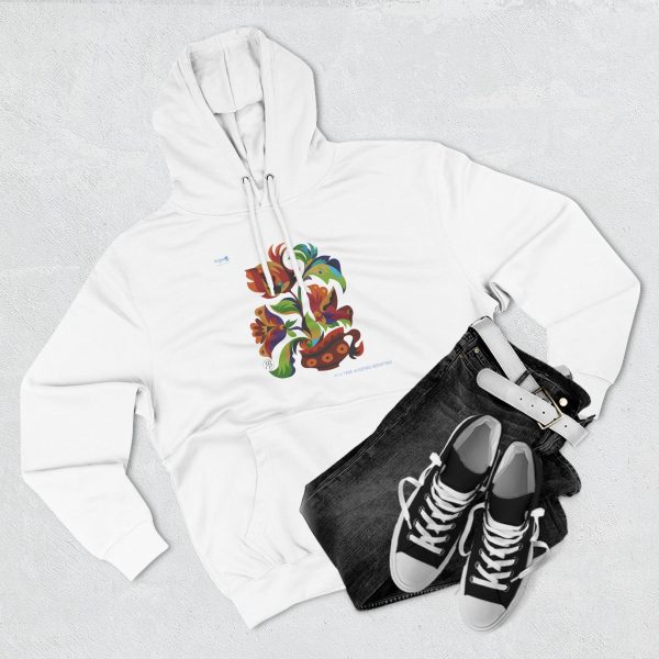 Three-Panel Fleece Hoodie – Cup of Bloom - Image 7