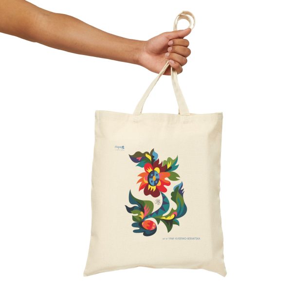 Cotton Canvas Tote Bag – Rooted in Light - Image 3
