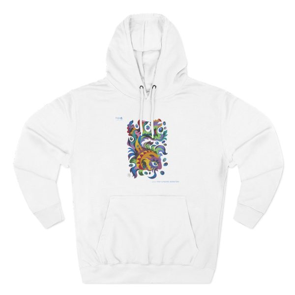 Three-Panel Fleece Hoodie – Dreamfish - Image 6