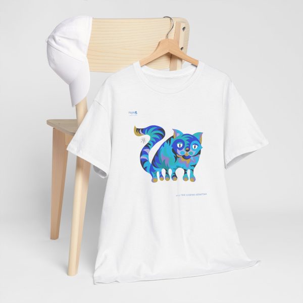 Unisex Heavy Cotton Tee – Whisker Whimsy - Image 4