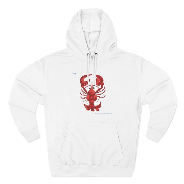 Three-Panel Fleece Hoodie — Crimson Claws - Image 6