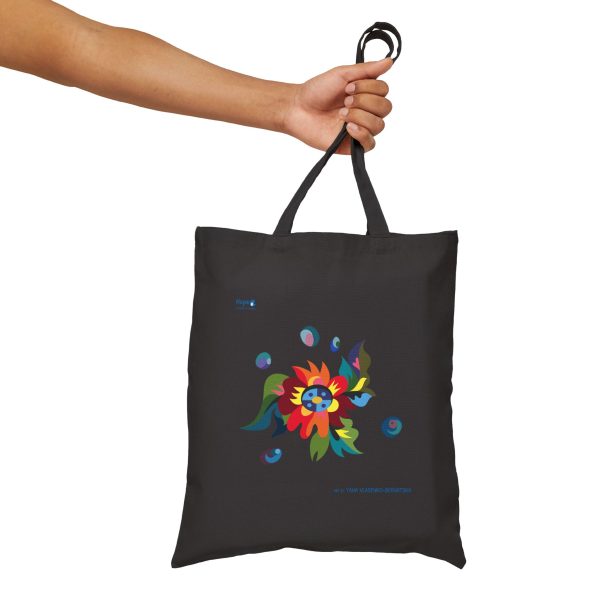 Cotton Canvas Tote Bag – Blossom of Light - Image 8
