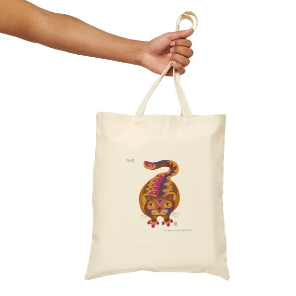 Cotton Canvas Tote Bag – Stretch & Prowl - Image 3