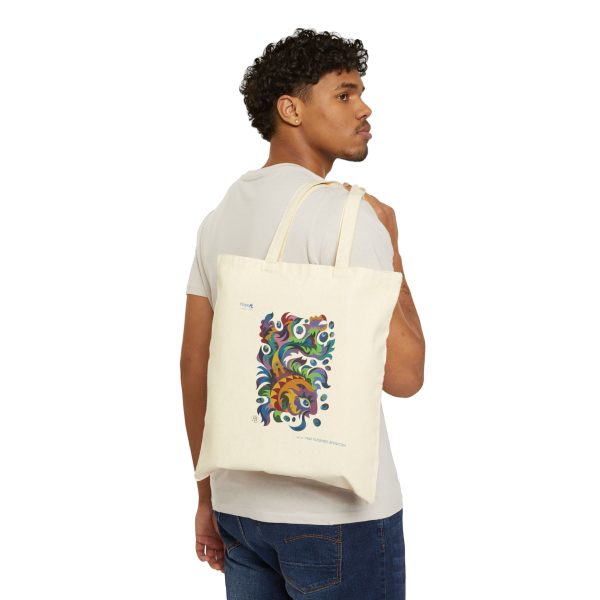 Cotton Canvas Tote Bag – Dreamfish - Image 2