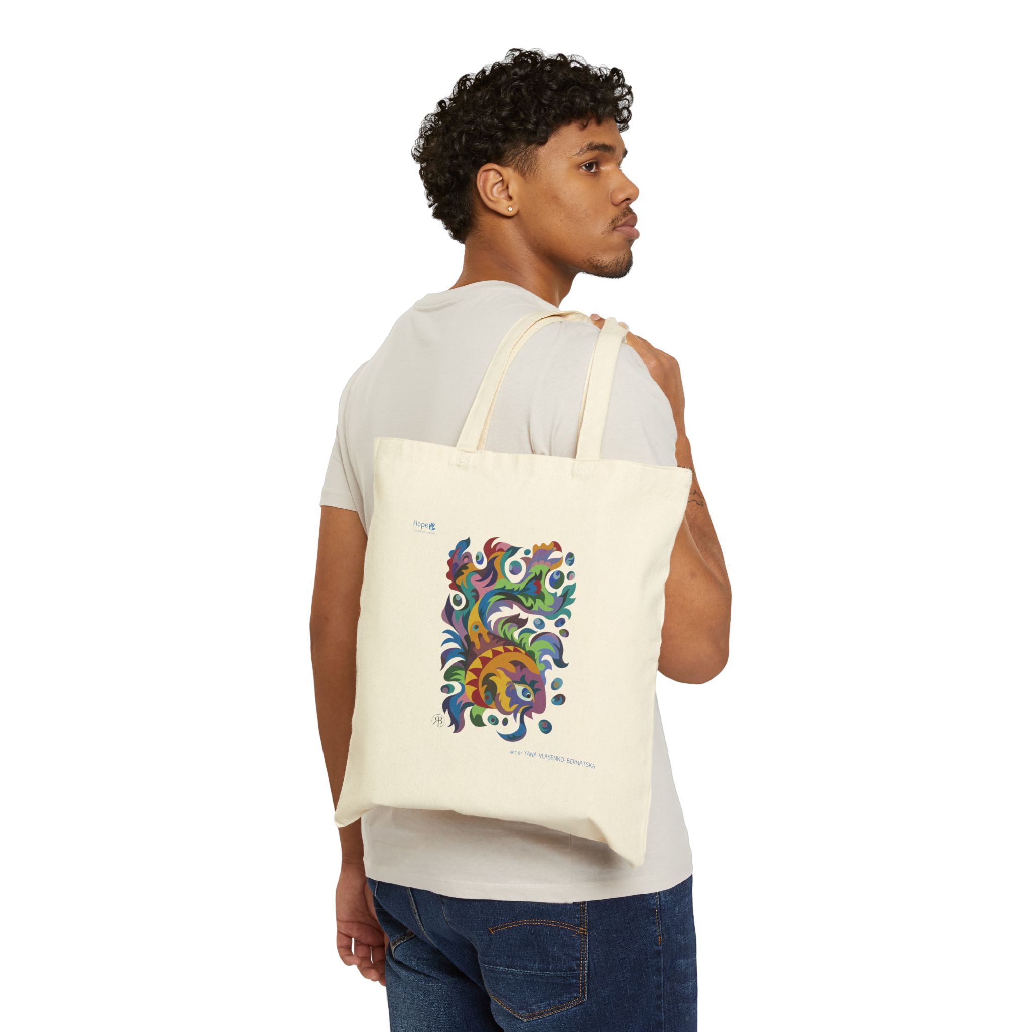 Cotton Canvas Tote Bag – Dreamfish