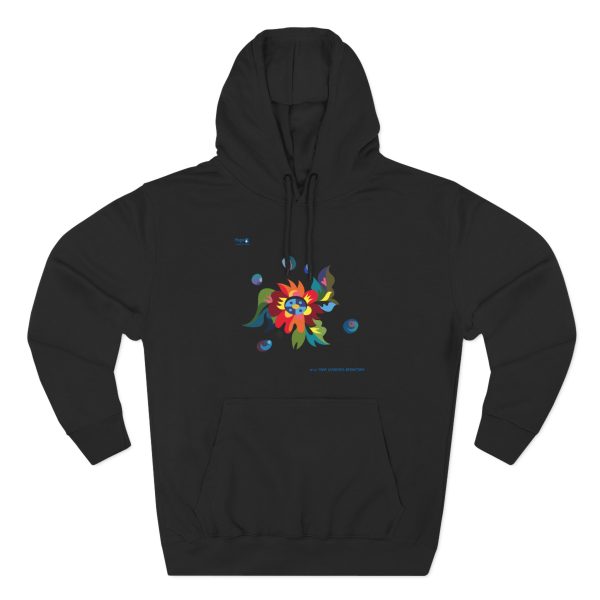 Three-Panel Fleece Hoodie – Blossom of Light